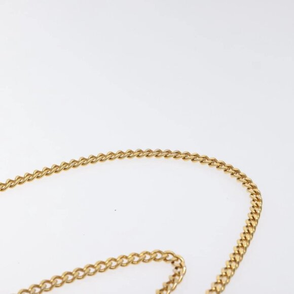 Christian Dior Trotter Canvas Chain Shoulder Bag Brown Gold Auth - Picture 3 of 14